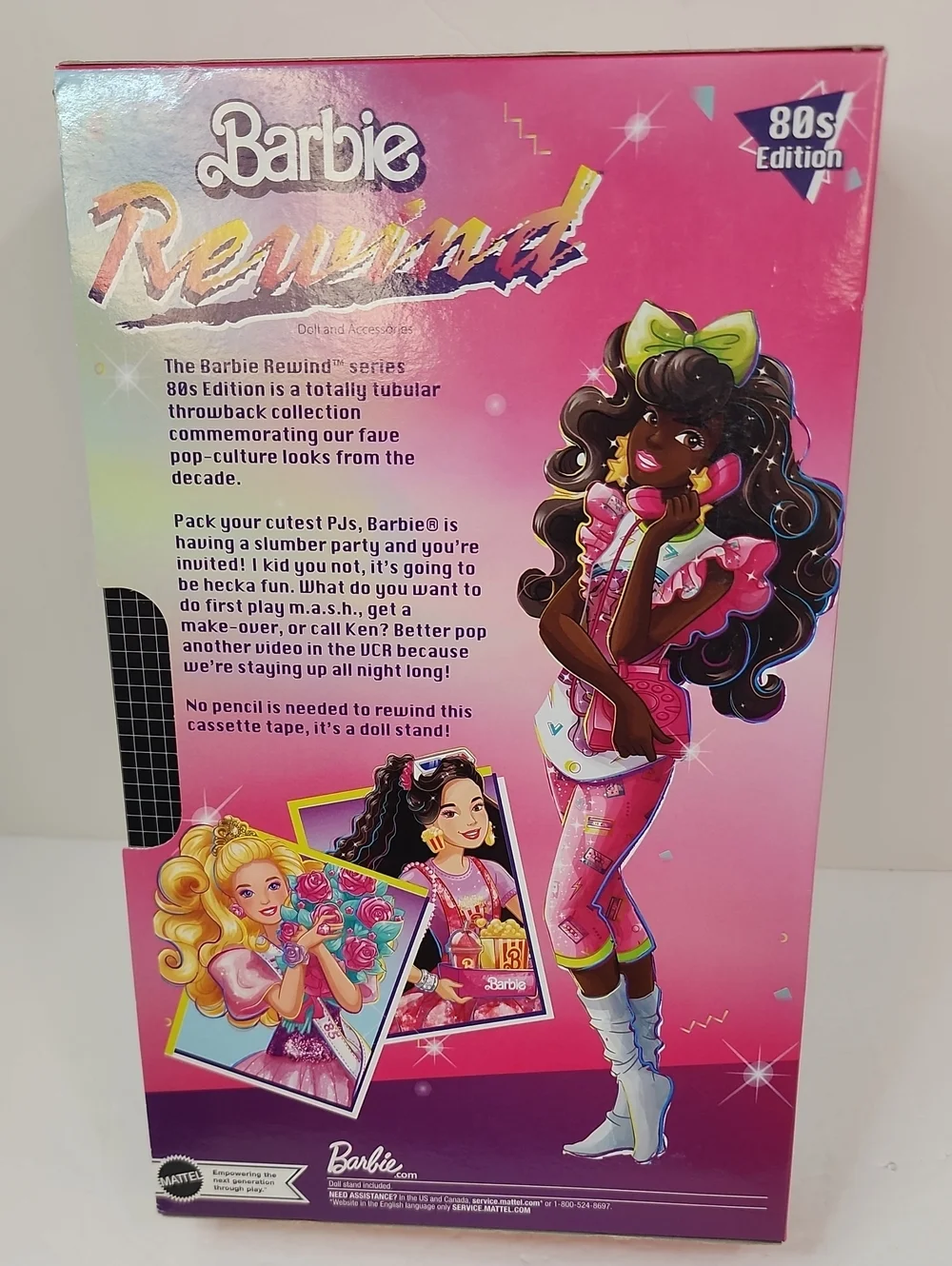 Barbie Rewind 80s Sleepover Doll Barbie Signature NRFB Mattel 2023